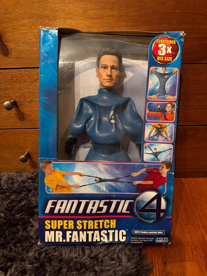 Mr Fantastic Fantastic 4 ~14” Vintage Action Hero, Collector