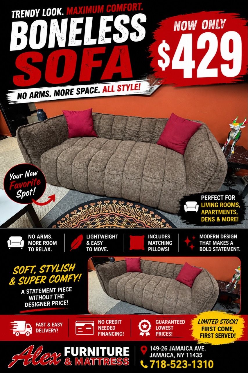 Brown Chenille Channel-Tufted Sofa - photo 3