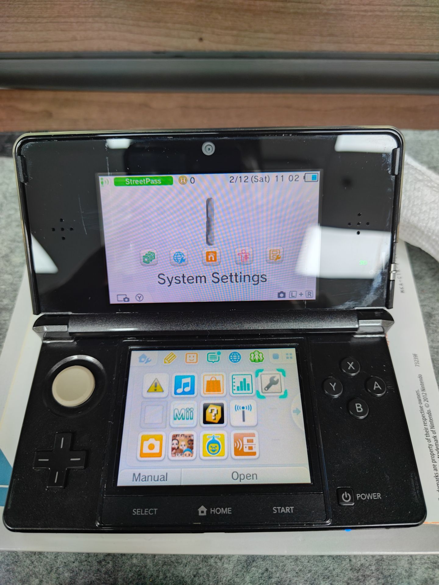 Nintendo 3DS Handheld Gaming Console Black - photo 2