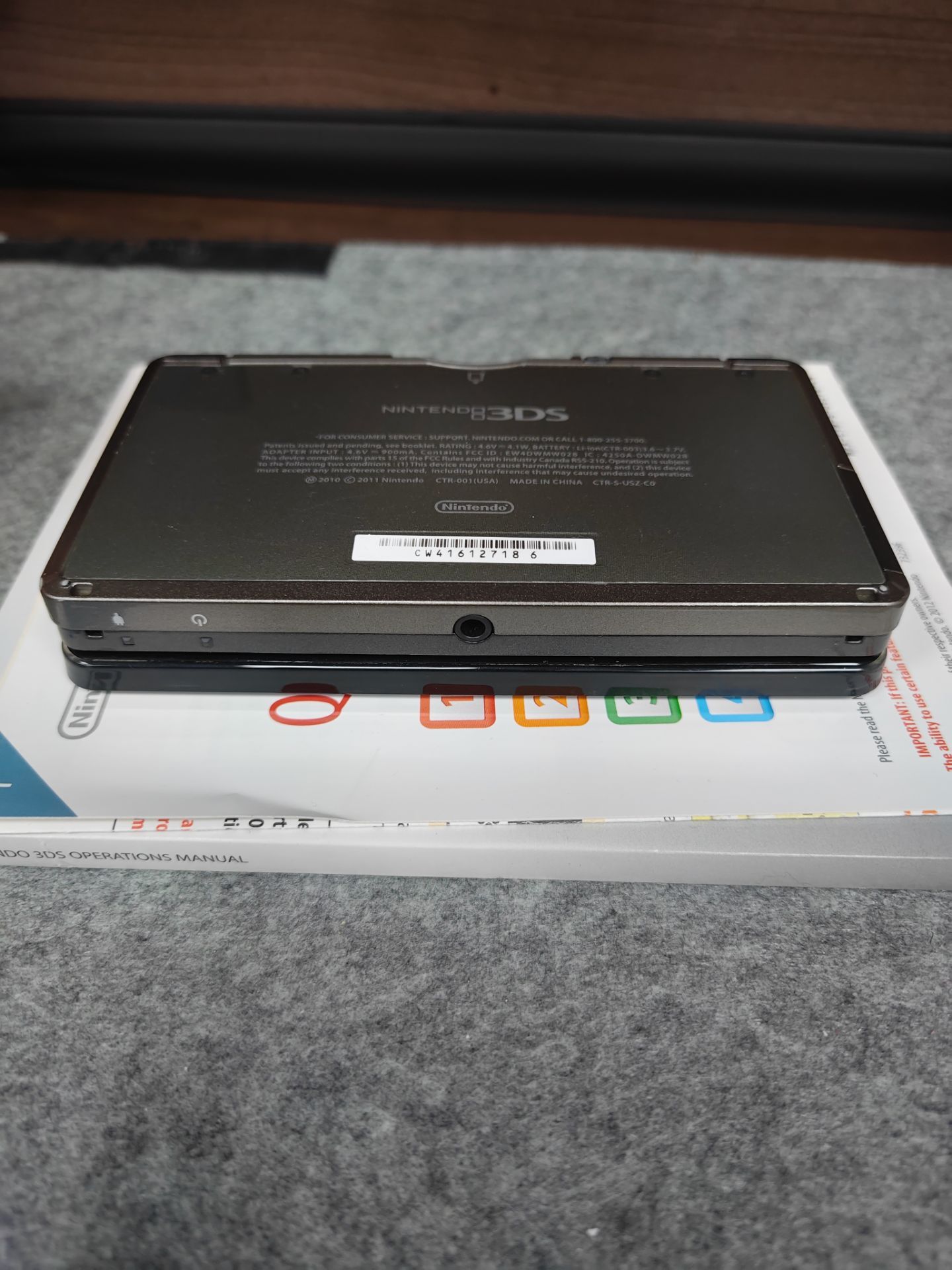 Nintendo 3DS Handheld Gaming Console Black - photo 3
