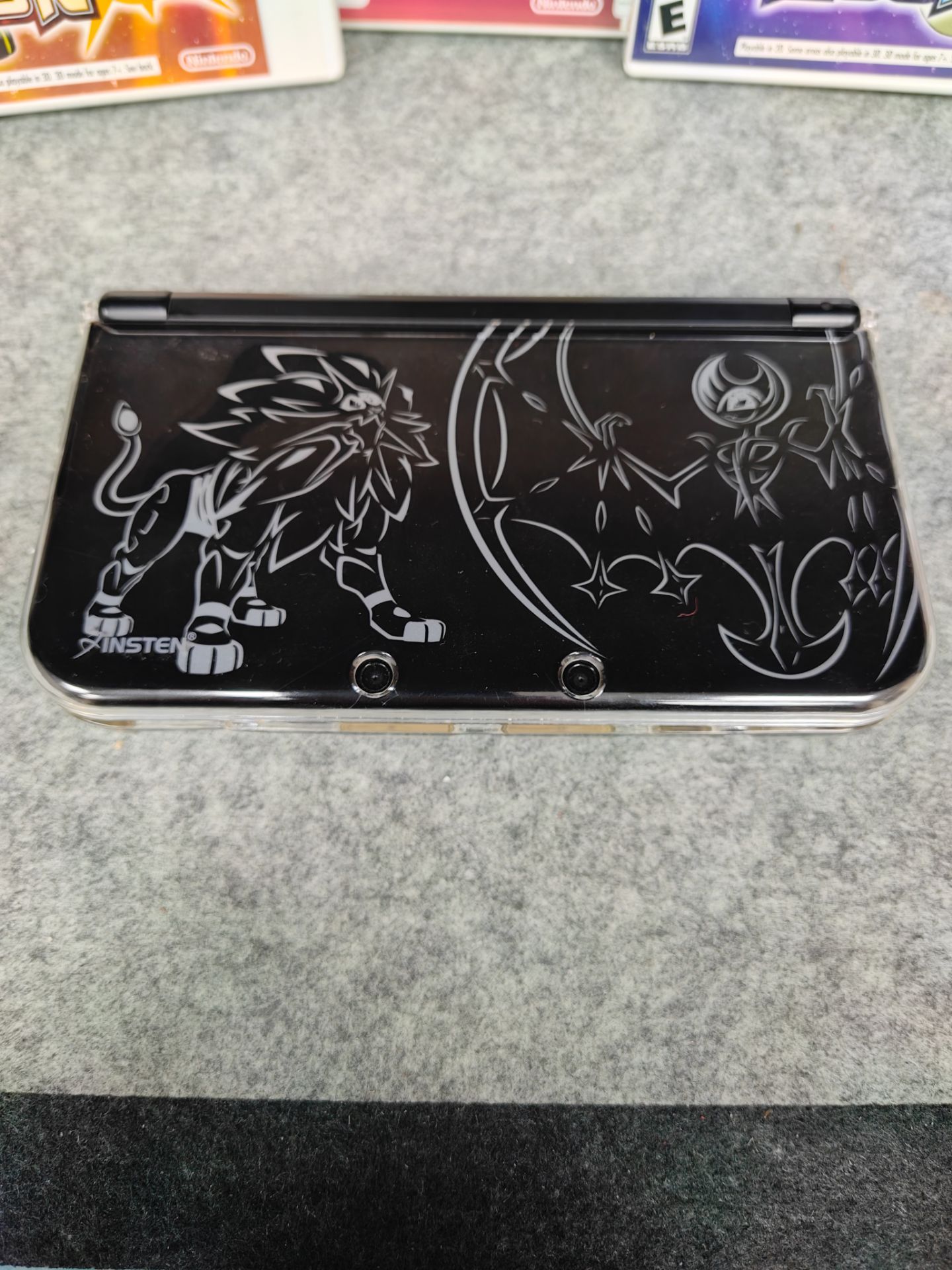 Nintendo 3DS XL with 3 Pokémon Games - photo 3