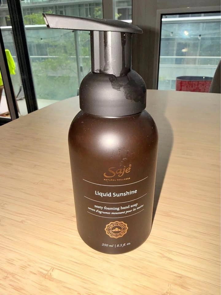 Saje liquid foaming hand soap