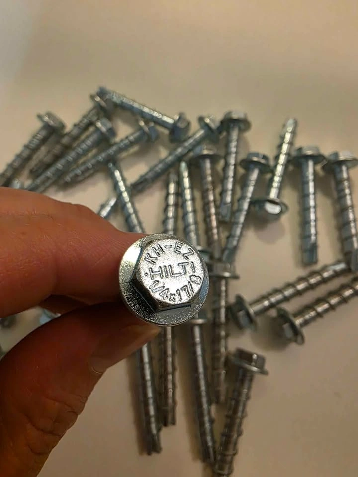 Hilti KH-EZ 1/4" x 1 7/8" Screw Anchors ($2 each) - photo 2