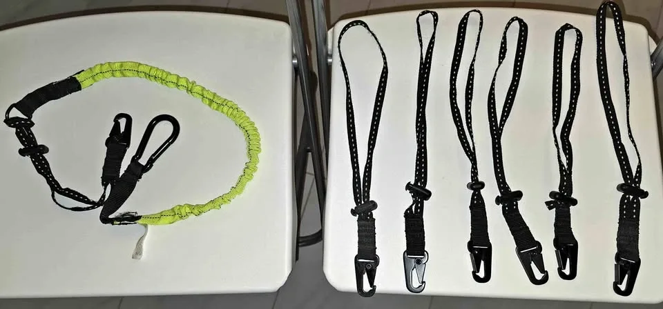 Tool Lanyard Set with 7 Tool Attachments