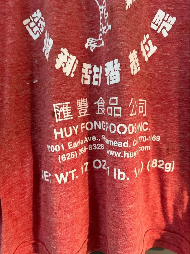 Huy Fong Foods Sriracha T-Shirt (small) - photo 3