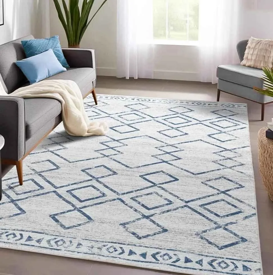 5x7 Cloudsoft Rug Nordic Calm, Minimal Vibe washable thumbnail