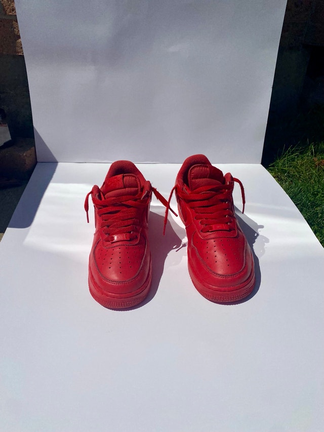 Nike Air Force 1 Low Triple Red University Red AF1 - photo 2