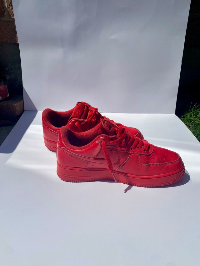 Nike Air Force 1 Low Triple Red University Red AF1 - photo 3