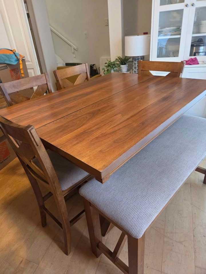 6-Piece Counter-Height Extendable Dining Set - photo 2