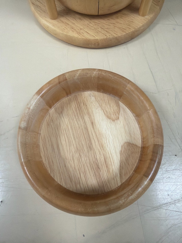4 x Wood Bowls - photo 2