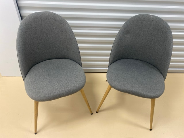 Two kitchen/living room chairs