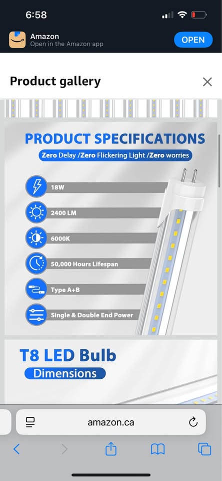 4 feet led light tube - brand new - photo 2