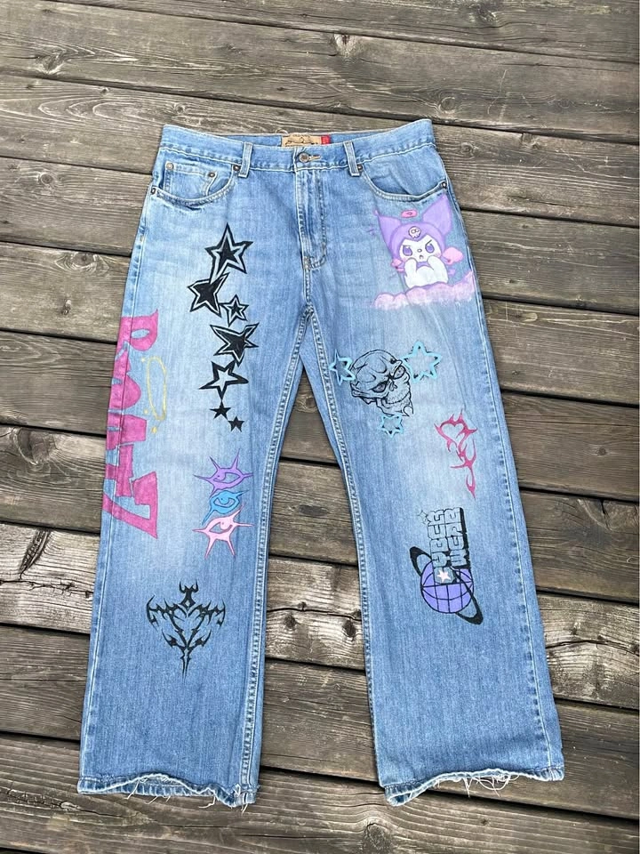 Hand-painted Old Navy Jeans (33x32)
