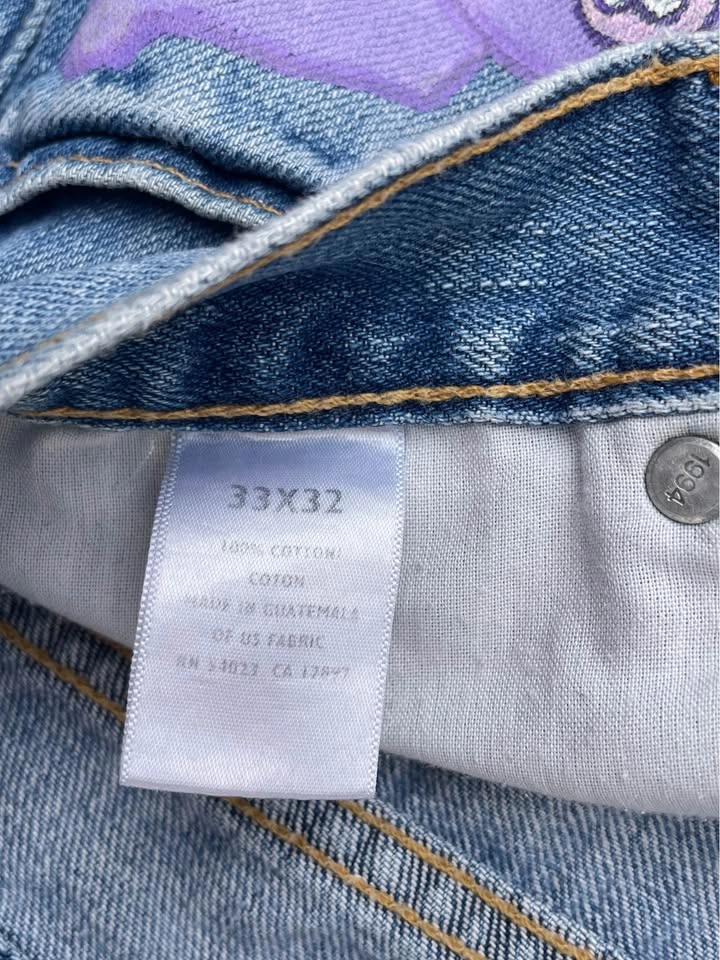 Hand-painted Old Navy Jeans (33x32) - photo 5