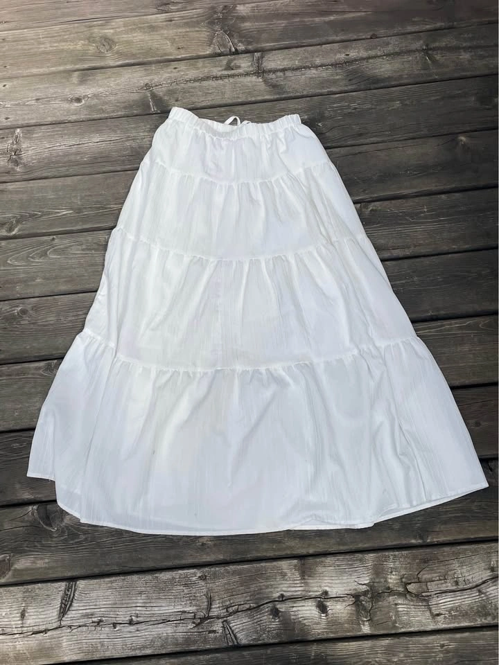 White Maxi Skirt (M) - photo 2