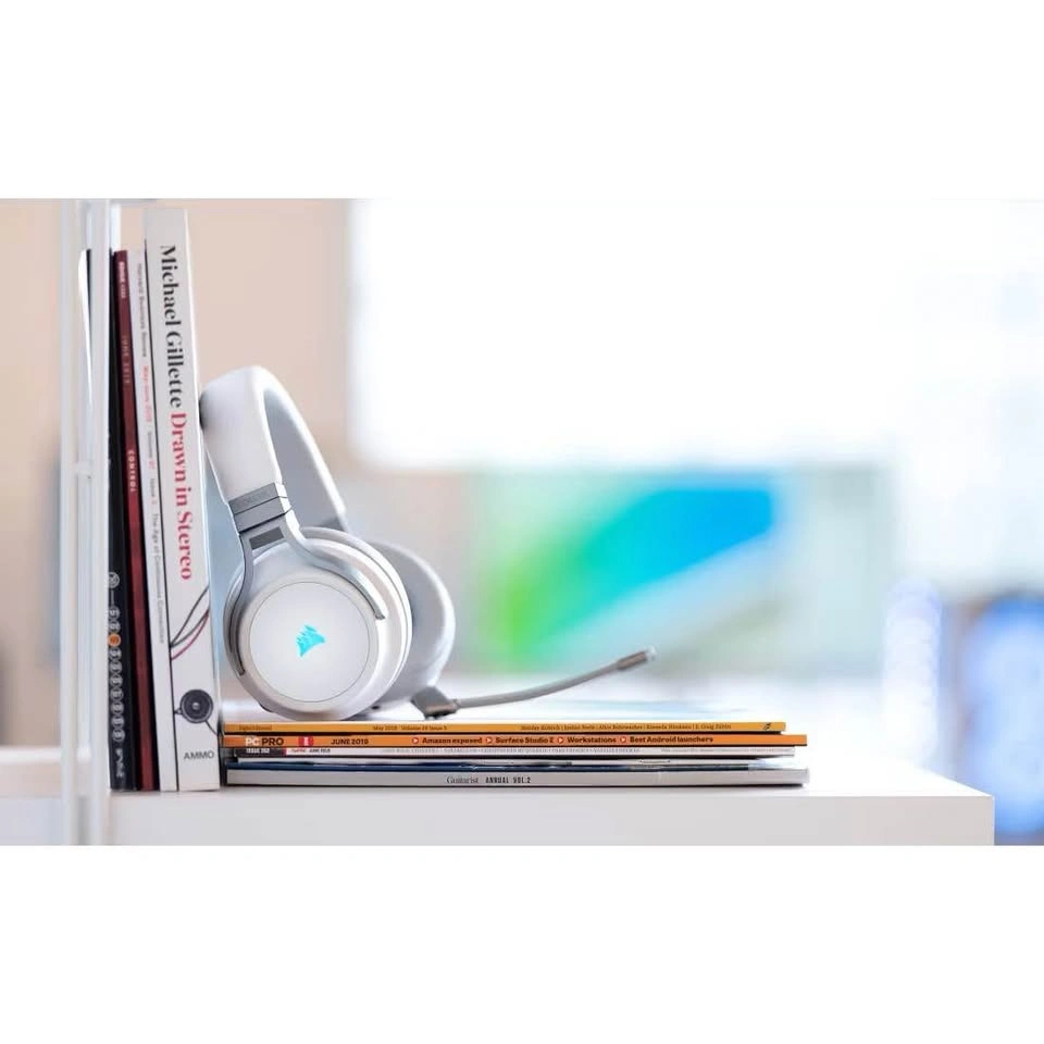 Corsair VIRTUOSO RGB Wireless Gaming Headset - White - photo 5