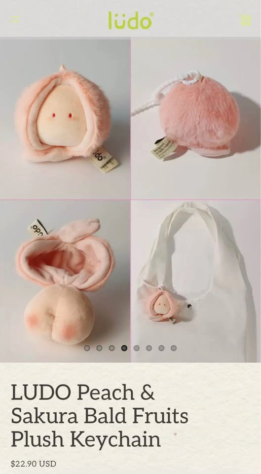LUDO Peach Keychain - photo 5