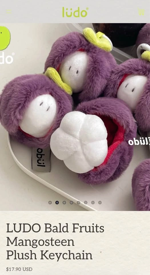 LUDO Mangosteen Keychain - photo 4