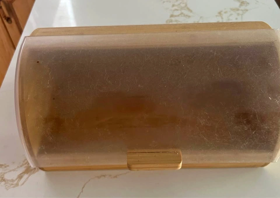 Bamboo Bread Box with Clear Lid