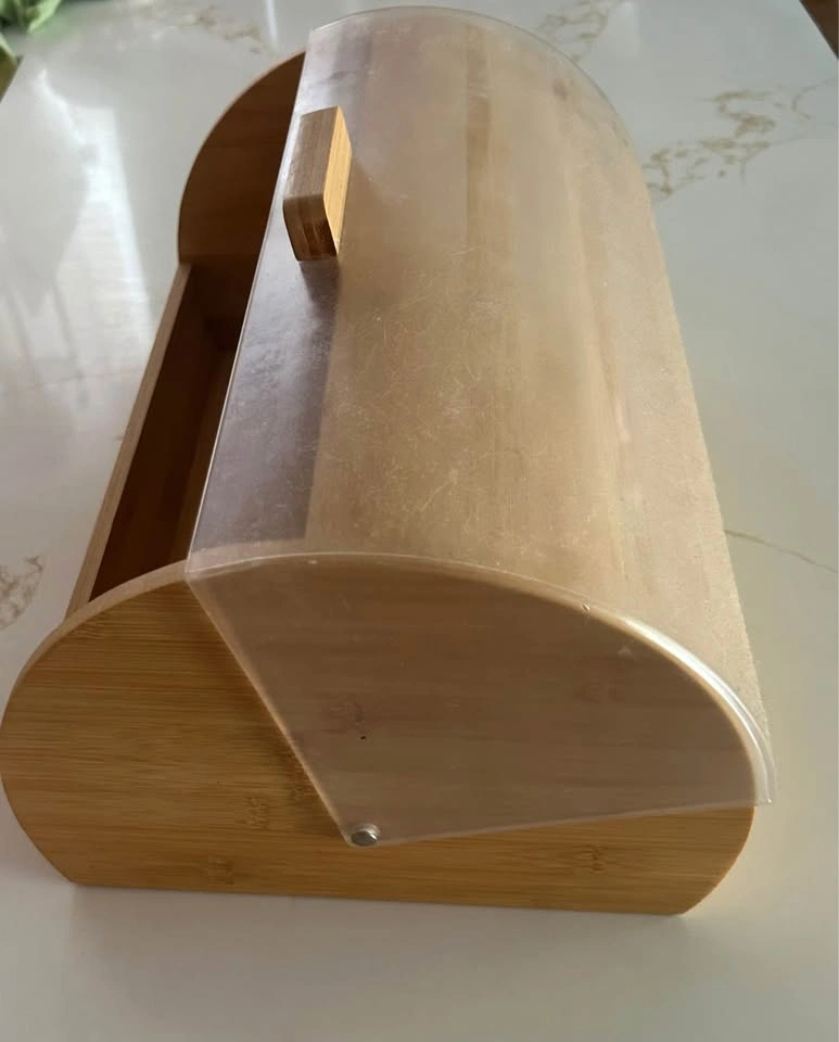 Bamboo Bread Box with Clear Lid - photo 3