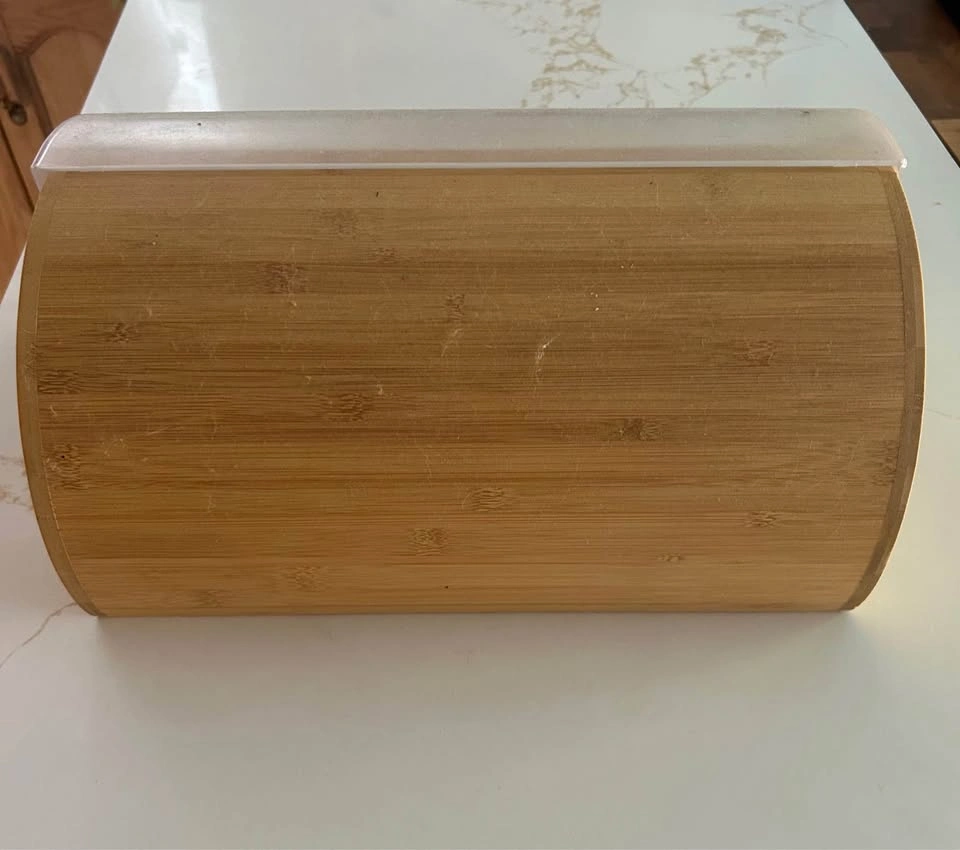Bamboo Bread Box with Clear Lid - photo 4