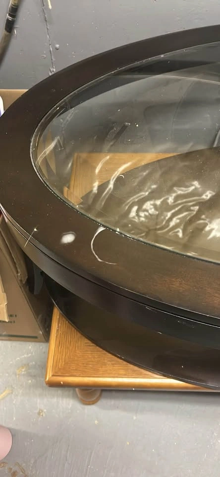 Oval Glass Top Coffee Table - photo 3