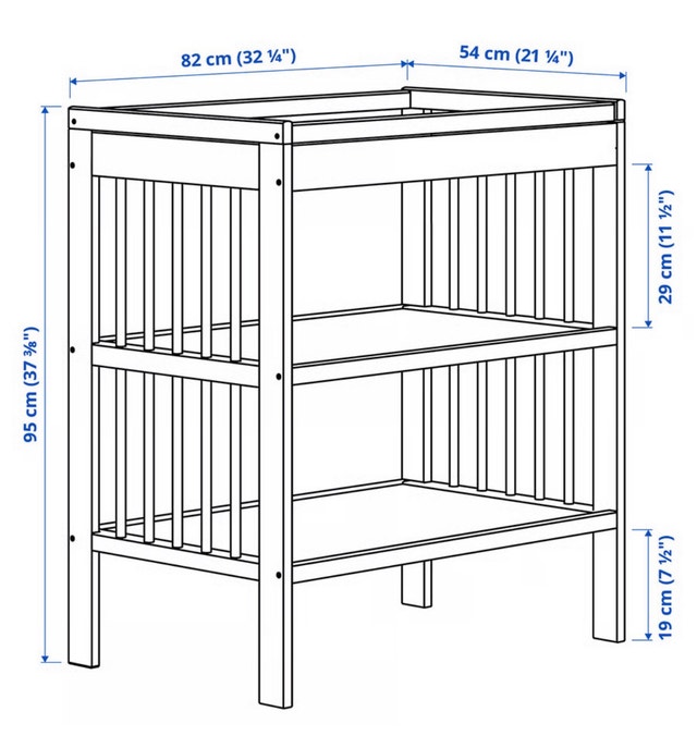 IKEA GULLIVER White Changing Table - photo 4