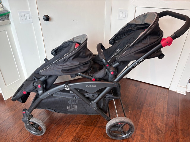 Contours Options Tandem Double Stroller - Reversible Seats