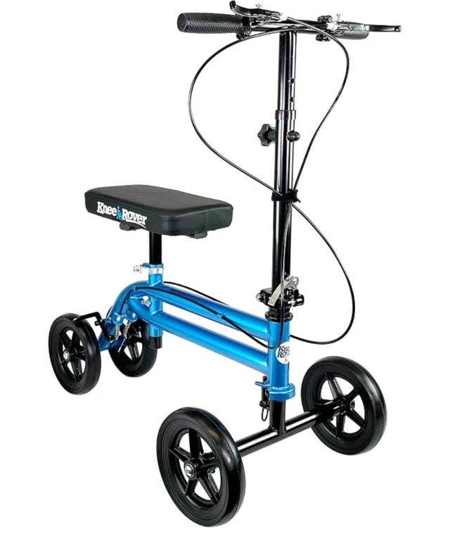 KneeRover Steerable Knee Scooter Walker with Brakes