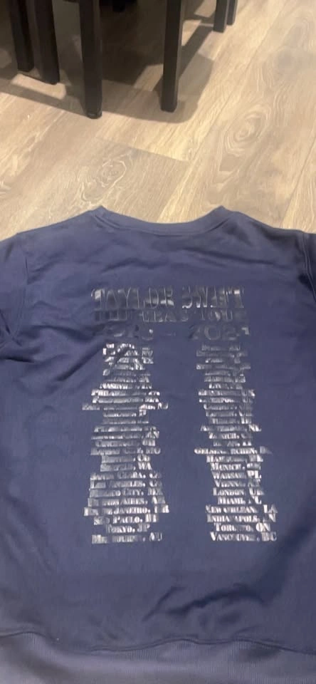 Taylor Swift The Eras Tour Sweatshirt - photo 3