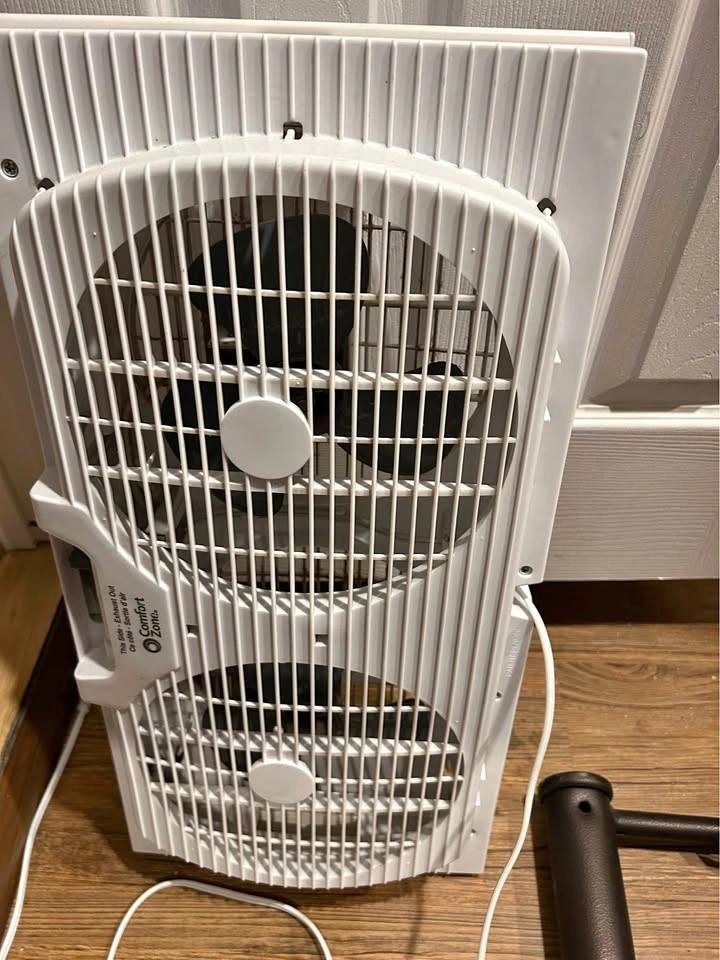 Comfort Zone Twin Window Fan