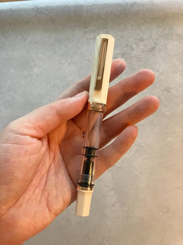 TWSBI ECO Creme fountain pen EF extra fine nib image indicator(2)