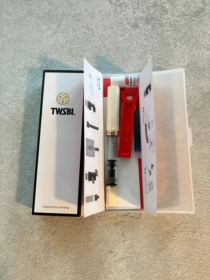 TWSBI ECO Creme fountain pen EF extra fine nib image indicator(5)