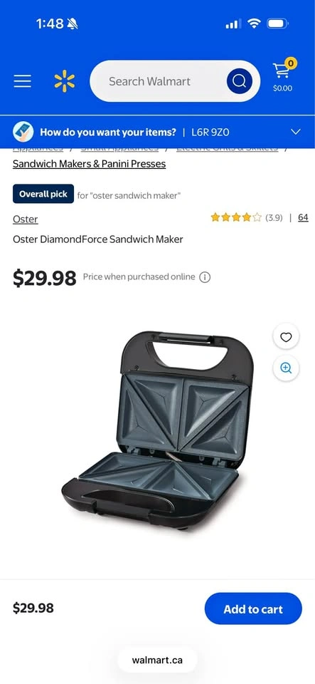 Sandwich maker/ panini press