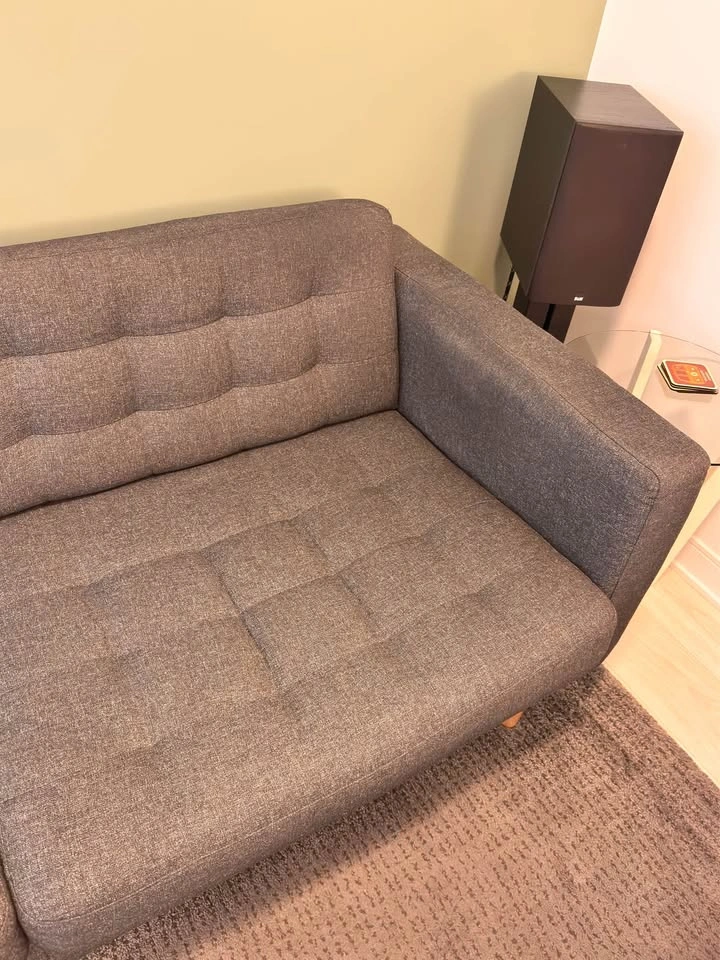 Sofa IKEA MORABO, Gunnared dark gray/wood - photo 3
