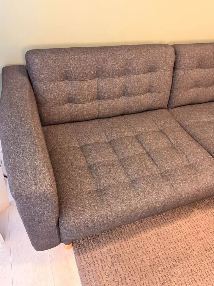 Sofa IKEA MORABO, Gunnared dark gray/wood - photo 4