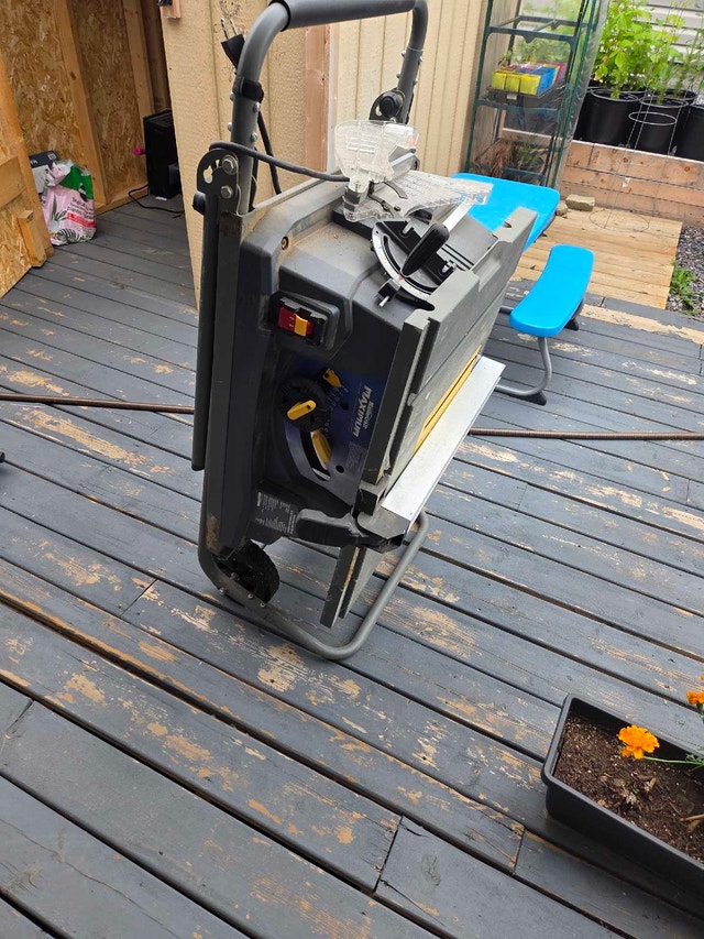 Mastercraft table saw