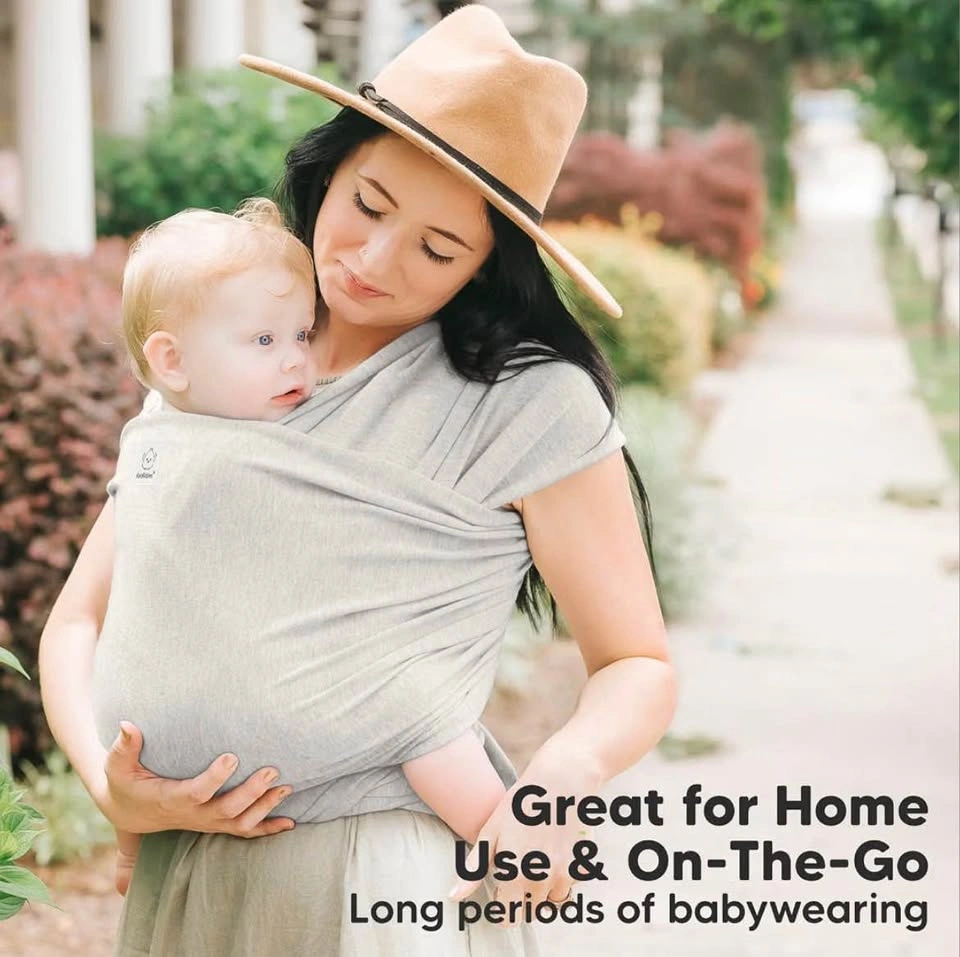 KeaBabies Baby Wrap Carrier Hands Free - photo 4
