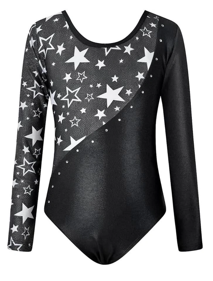 New with tag long sleeve gymnastics leotard size 6-7
