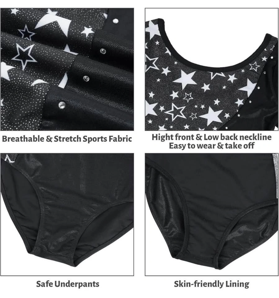 New with tag long sleeve gymnastics leotard size 6-7 - photo 2
