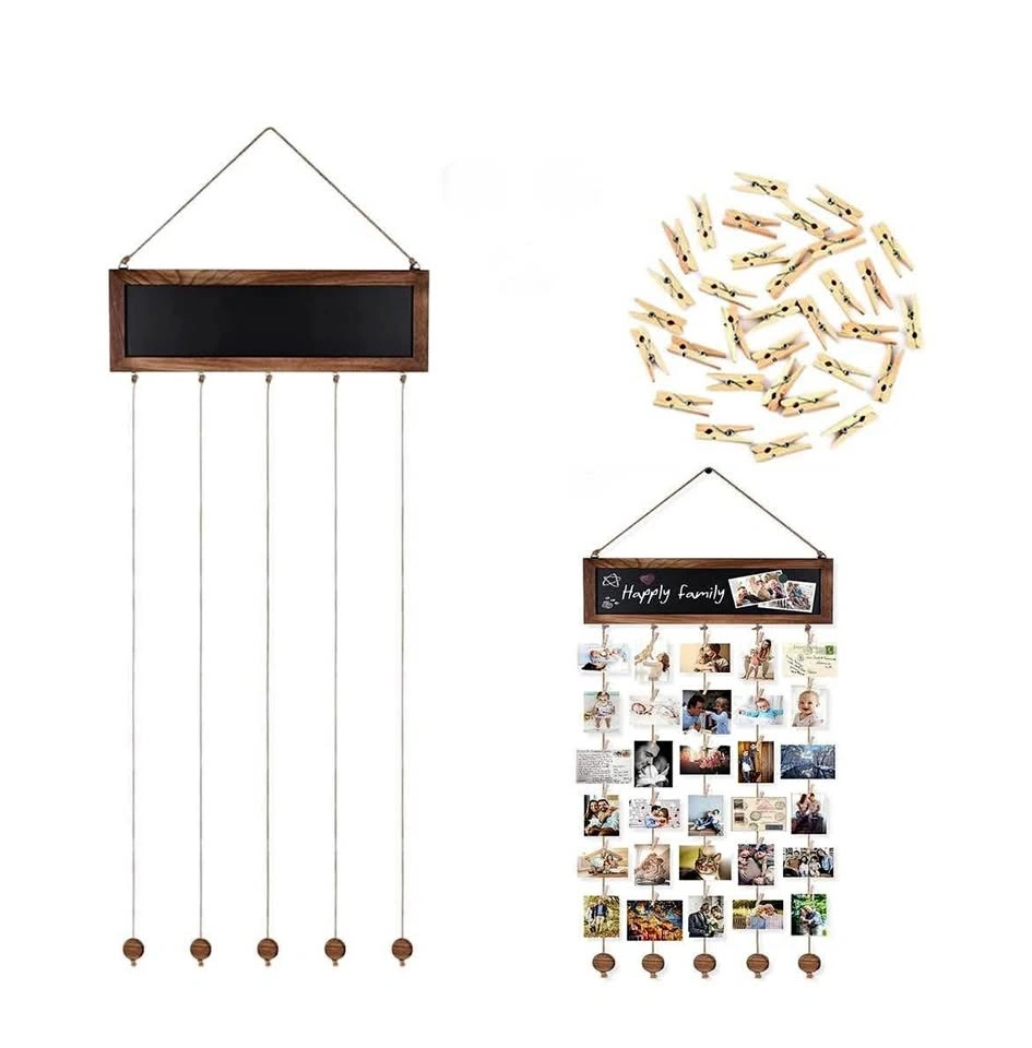 New photo display board memory maker with clips