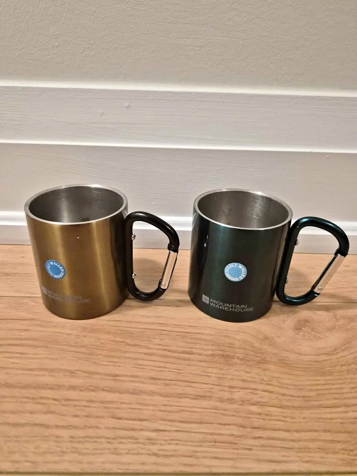 Mountain Warehouse Carabiner Mugs BRAND NEW