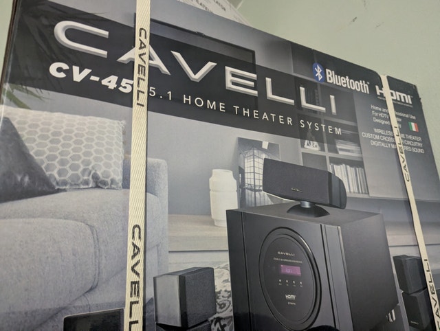 Home theater system speakers surround sound
