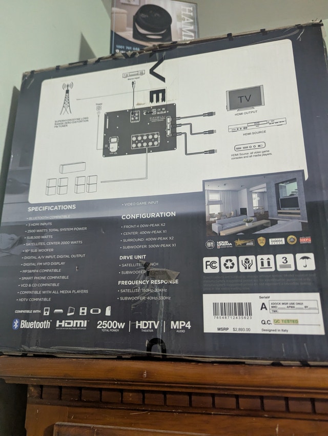 Home theater system speakers surround sound - photo 2