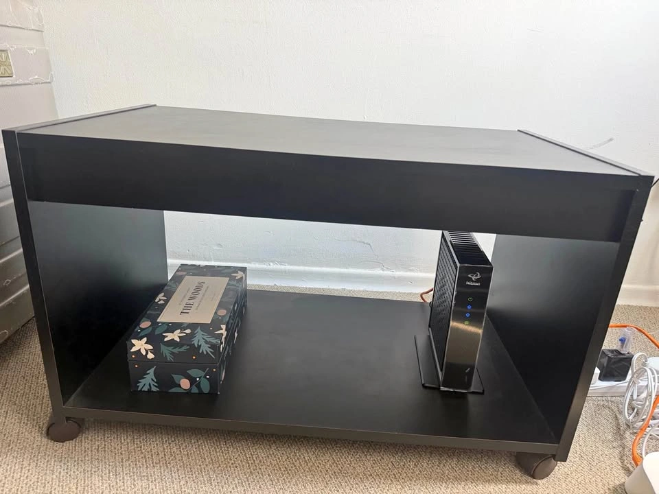 TV stand with wheels