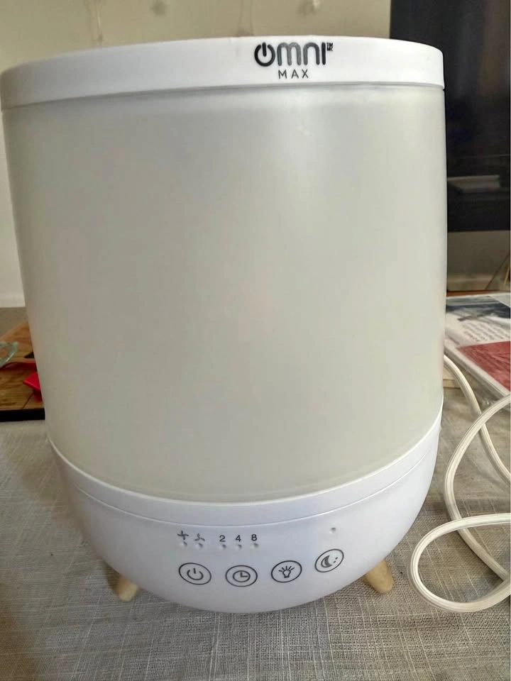 OMNIMAX Top Fill Ultrasonic Humidifier with LED Light - 0.5 Gall