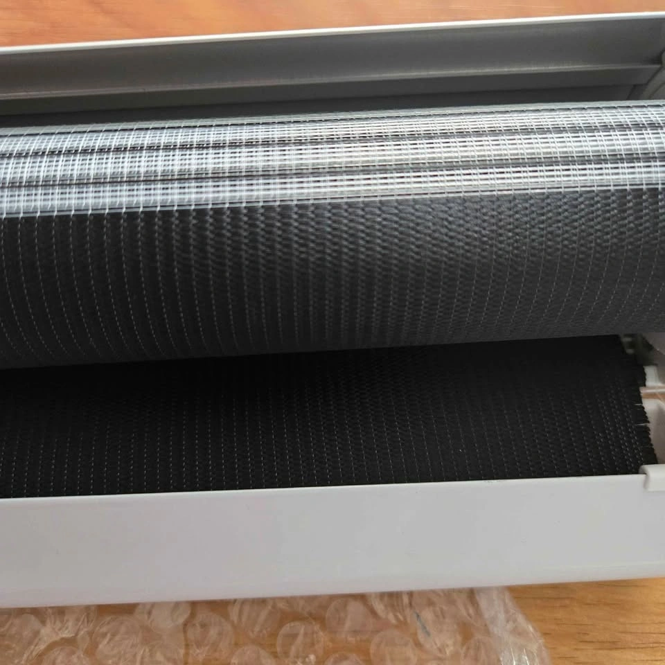 LUCKUP Cordless Zebra Blinds Roller 66Wx183H cm - Black - photo 2
