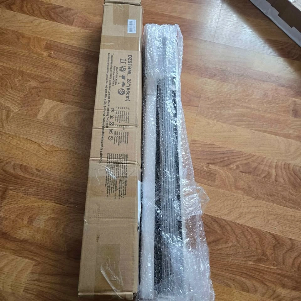 LUCKUP Cordless Zebra Blinds Roller 66Wx183H cm - Black - photo 3