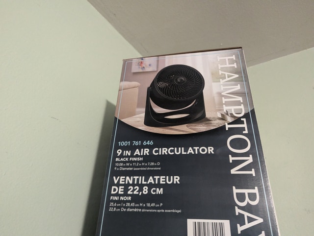 Hampton Mini Black Desk Fan - photo 2