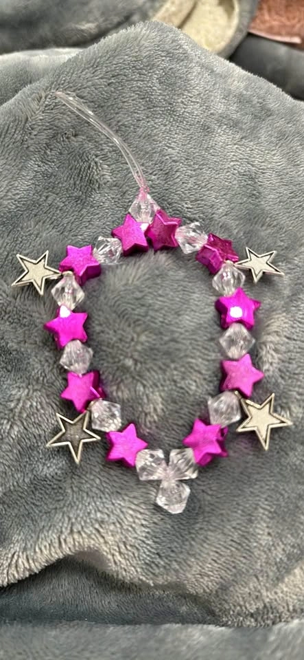 Beaded phone charm